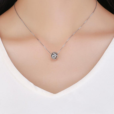 925 Sterling Silver Flower Shaped Beads For Diy Bracelets