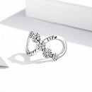 925 Sterling Silver Floral Bead Bracelet / Necklace Accessory