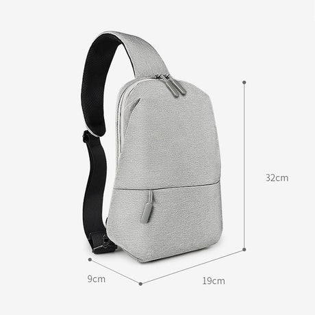 Adjustable Sports Chest Bag Lightweight & Versatile - Deep Grey