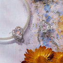 925 Sterling Silver Opal Butterfly Tassel Beads