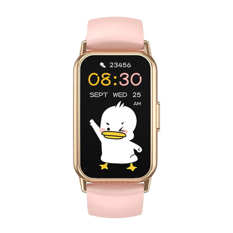 1.47 Inch Waterproof Smart Watch Heart Rate & Blood Pressure Support - Black