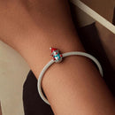 925 Sterling Silver Snowman Bracelet Beads