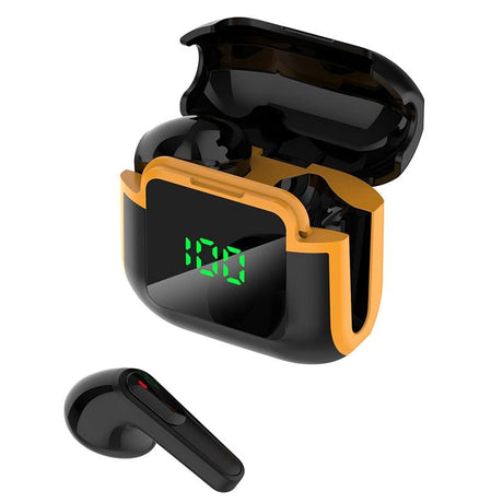 Intelligent Bluetooth Earphones with Digital Display - Pro 90 Hifi Black