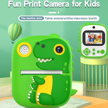Instant Printing Camera With 2.4 Hd Screen And 32Gb Tf Card