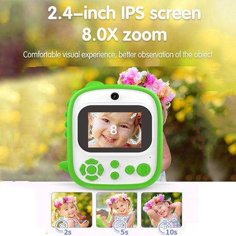 Instant Printing Camera With 2.4 Hd Screen And 32Gb Tf Card
