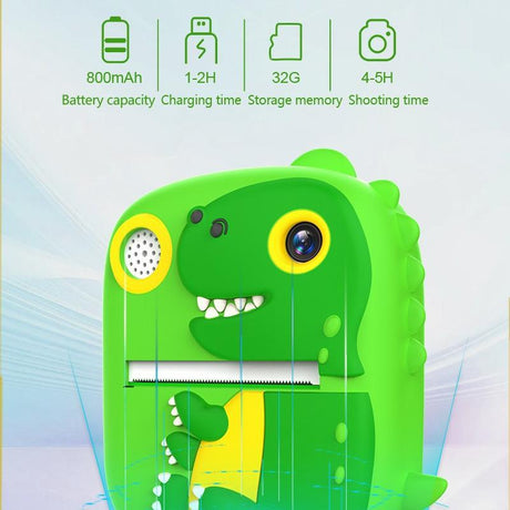 Instant Printing Camera With 2.4 Hd Screen And 32Gb Tf Card