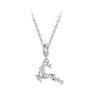 925 Sterling Silver Christmas Elk Pendant Beads
