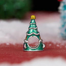 925 Sterling Silver Christmas Tree House Bracelet Beads