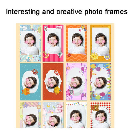 Instant Print Camera For Kids With Dual Lens And 2.4-Inch Screen