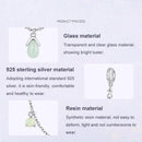 925 Sterling Silver Water Drop Safety Chain Bracelet