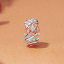 925 Sterling Silver Diy Beaded Rose Bracelet