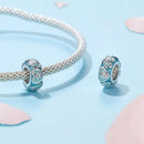 925 Sterling Silver Colorful Retro Silicone Diy Beads