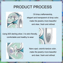 925 Sterling Silver Colorful Retro Silicone Diy Beads