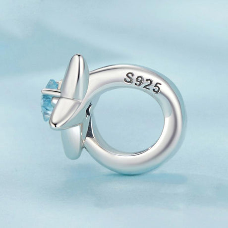 925 Sterling Silver Oxidized Airplane Starburst Beads