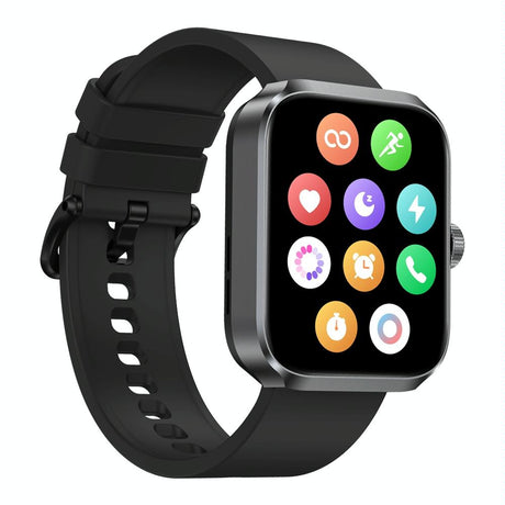 Stylish 1.78 Inch Gps Smart Watch With Bluetooth Calling Heart Rate & Blood Oxygen - Black