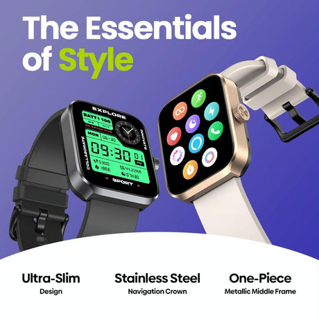 Stylish 1.78 Inch Gps Smart Watch With Bluetooth Calling Heart Rate & Blood Oxygen - Black