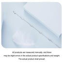 925 Sterling Silver Platinum Plated Lightning Bracelet In