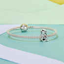 925 Sterling Silver Hollow Cat Beads Cute Animal Accessory