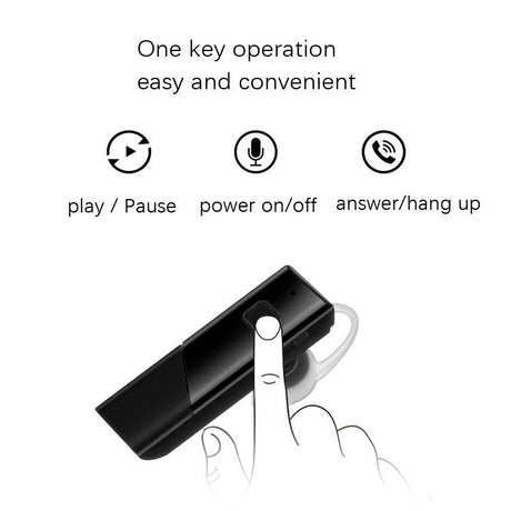 Sports Bluetooth Headset - Wireless Stereo - A1 Black