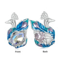 925 Sterling Silver Colorful Peacock Diy Beads