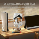 Acacia Vr Helmet Storage Rack for Quest 2 and Pico 3 / 4 - Walnut