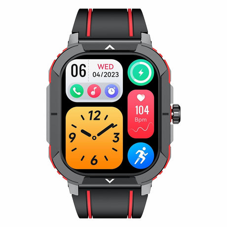 2.06 Inch Bt5.3 Ip68 Sport Smart Watch Bluetooth Call / Message / Health - Orange