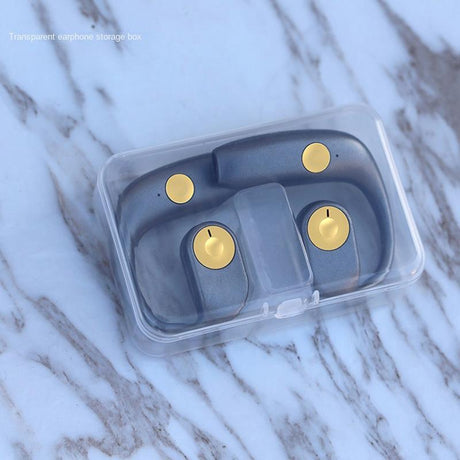 Wireless Bone Conduction Bluetooth Earphones for Sports - Black