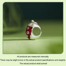 925 Sterling Silver Zircon Luminous Ladybug Beads