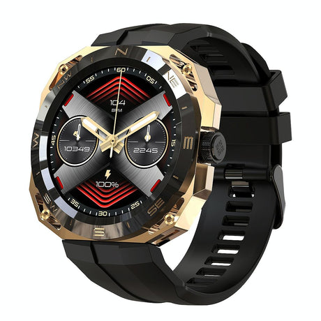 Smart Watch With Heart And Blood Monitoring Colour Screen - Black