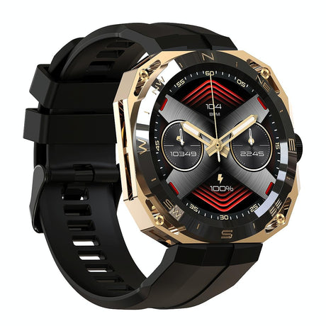 Smart Watch With Heart And Blood Monitoring Colour Screen - Black