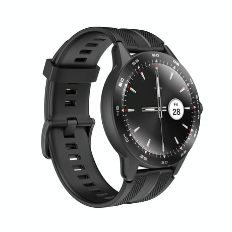1.3 Inch Tft Smart Watch Sleep Heart Oxygen Monitoring 5Atm Waterproof Black