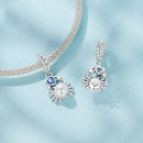 925 Sterling Silver Adorable Crab Pendant