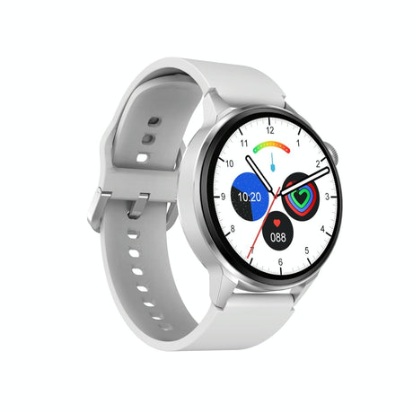 Silicone Band Smart Watch With Colour Screen - Black