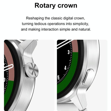 Silicone Band Smart Watch With Colour Screen - Black