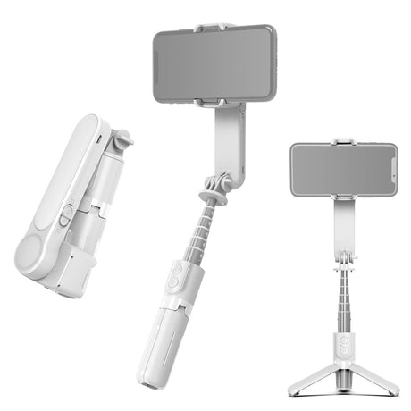 Mini Folding Gimbal Stabilizer with Tripod - Black
