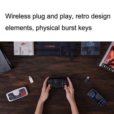 8bitdo Pce2.4g Wireless Gamepad for Nintendo Switch - Light Gray