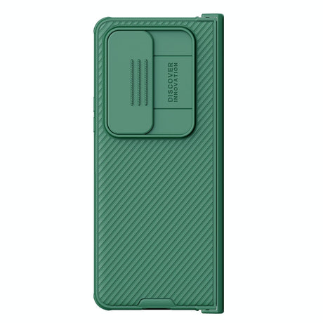 For Samsung Galaxy Z Fold4 5G Mirror Pro Camshield Case Set - Blue