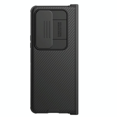 For Samsung Galaxy Z Fold4 5G Mirror Pro Camshield Case Set - Blue