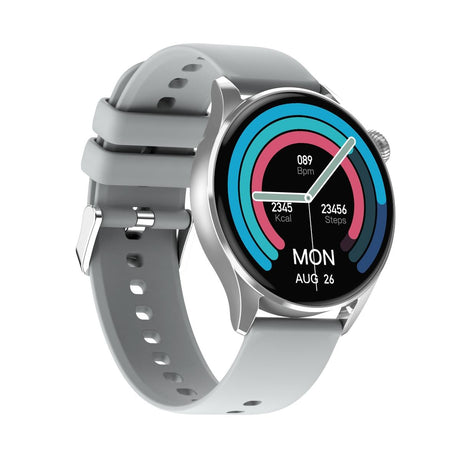 Smart Watch With Heart Rate And Blood Pressure Monitoring - Colour Screen - Black