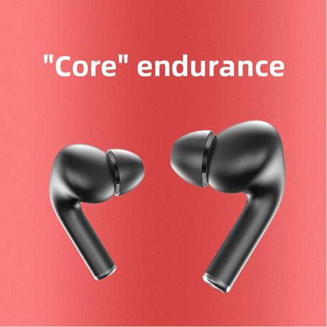 Wireless Sport Earphones with Touch Control and Mic - Bluetooth 5.0 Stereo Bass - Black