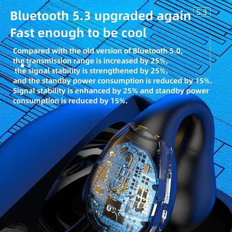 Wireless Noise-cancelling Bluetooth Earbuds with Led Display - White
