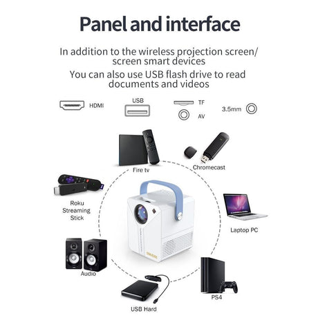 Intelligent Portable Hd 4K Projector