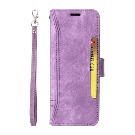 For Samsung Galaxy Z Fold4 5G Leather Dual Buckle Phone Case - Pink