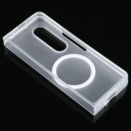 For Samsung Galaxy Z Fold4 5G Shockproof Magsafe Case - Transparent