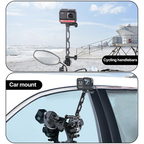 Aluminum Extension Arm With Hollow Grip - 20Cm