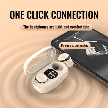 Wireless Mini Tws Earbuds with Noise Reduction and Long Battery Life - White