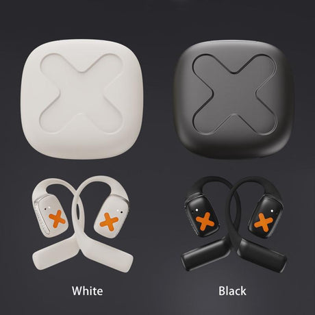 Wireless Earphones with App Control - Ear-mounted - Black