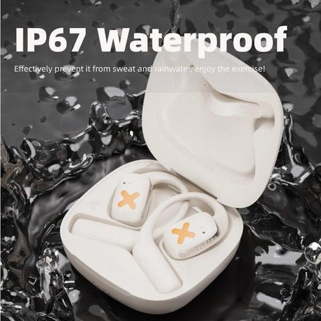 Wireless Earphones with App Control - Ear-mounted - Black