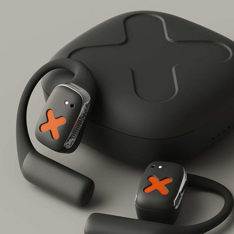Wireless Earphones with App Control - Ear-mounted - Black