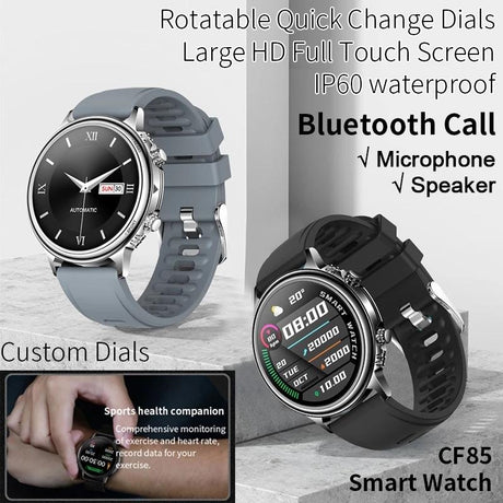 Silicone Band Smart Watch With Colour Screen - Pink